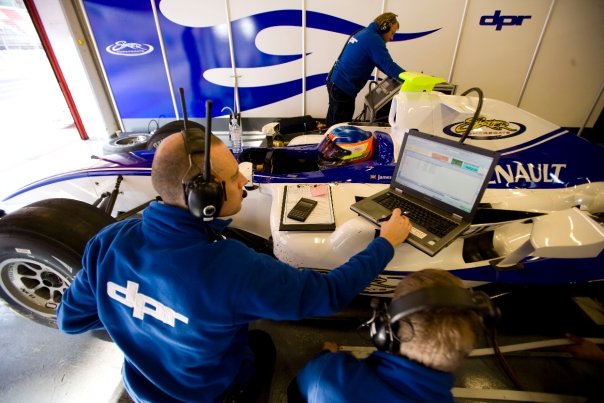 Mark Wynne, Race Engineer, GP2, James Jakes, Barcelona 2009